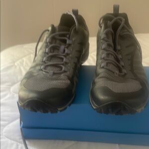 Women’s  Merrell Black and Gray Athletic Shoes